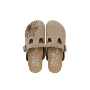 CLASSIQUE T-STRAP SUEDE MULE